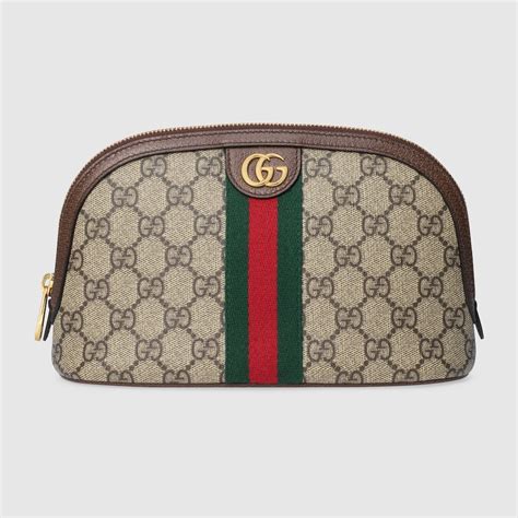 gucci ophidia large cosmetic case|gucci ophidia clear bag.